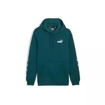 Мужская толстовка ess+ Tape Hoodie fl Puma, зеленый