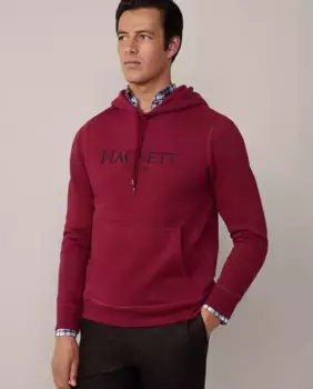 Мужская толстовка Heritage с регулируемым капюшоном Hackett, красный