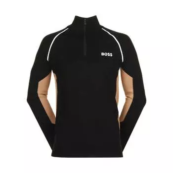 Мужская толстовка Hugo Boss Hydro-X Quarter Zip, черная