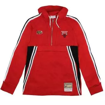 Мужская толстовка из френч терри Mitchell & ness Chicago Bulls Mitchell And Ness, красный