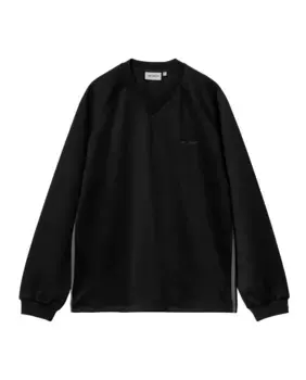 Мужская толстовка из полиэстера и хлопка с V-образным вырезом Carhartt WIP, черный