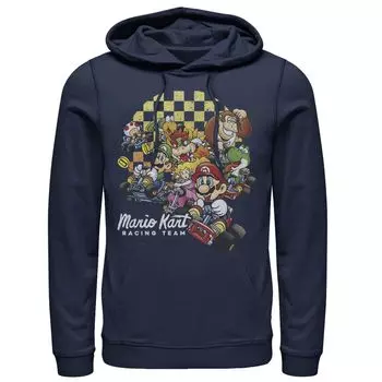 Мужская толстовка Kartin' в клетку Nintendo Licensed Character