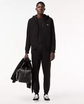 Мужская толстовка классического кроя Lacoste, черный
