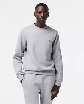 Мужская толстовка классического кроя Lacoste, светло-серый