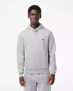 Мужская толстовка Lacoste для джоггеров из органического хлопка с капюшоном, светло-серый
