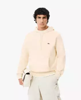 Мужская толстовка Lacoste для джоггеров из органического хлопка с капюшоном, белый