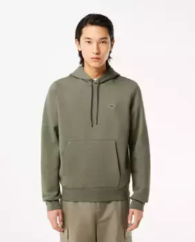 Мужская толстовка Lacoste для джоггеров из органического хлопка с капюшоном, зеленый