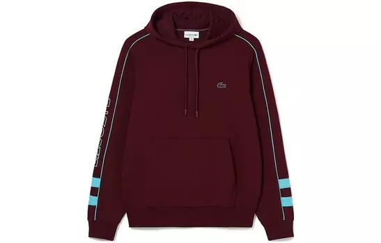 Мужская толстовка Lacoste, темно-красный