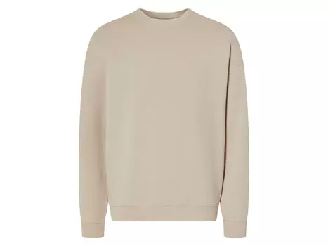 Мужская толстовка Livergy с высоким содержанием хлопка, бежевый