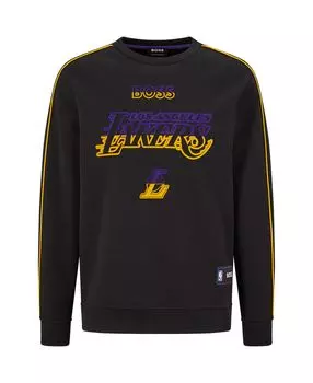 Мужская толстовка los angeles lakers стандартной посадки boss x nba Hugo Boss, мульти