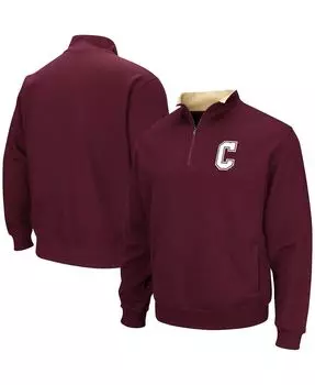 Мужская толстовка maroon charleston cougars tortugas с молнией на четверть Colosseum