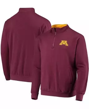 Мужская толстовка Minnesota Golden Gophers Tortugas Logo с застежкой-молнией на четверть Colosseum, красный