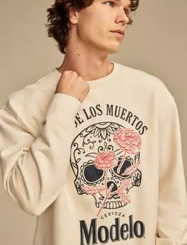 Мужская толстовка Modelo Crew от Lucky Brand, светло-розовый