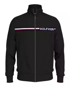 Мужская толстовка на молнии больших размеров Tommy Hilfiger, черный