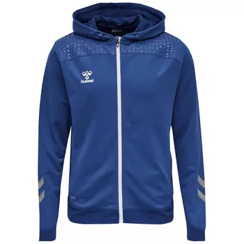 Мужская толстовка на молнии Hmllead для мультиспорта HUMMEL, цвет blau