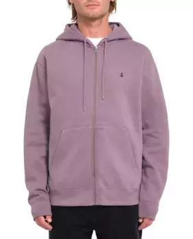 Мужская толстовка на молнии и капюшоне Volcom, цвет Lila
