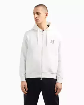 Мужская толстовка на молнии ICON Armani Exchange, цвет Crudo