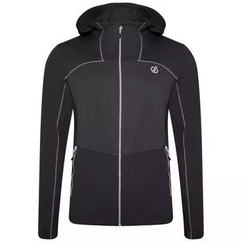 Мужская толстовка на молнии Revive II, черная, белая DARE 2B, цвет blanco