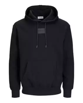 Мужская толстовка на молнии с капюшоном Jack & Jones, черный