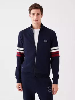 Мужская толстовка на молнии с высоким воротником и длинными рукавами SOUTHBLUE