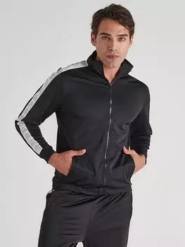 Мужская толстовка на молнии со стандартным воротником-стойкой BENETTON