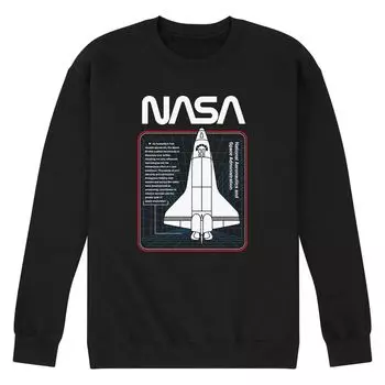 Мужская толстовка NASA Shuttles Space Grid Licensed Character