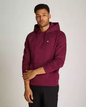 Мужская толстовка обычного кроя с капюшоном Tommy Jeans, цвет Granate