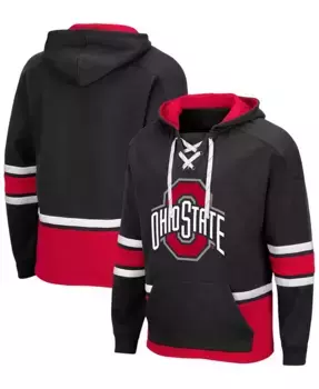 Мужская толстовка Ohio State Buckeyes Hockey 3.0 с капюшоном Colosseum, красный