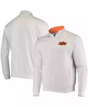 Мужская толстовка Oklahoma State Cowboys Tortugas Team Logo с застежкой-молнией на четверть Colosseum, белый