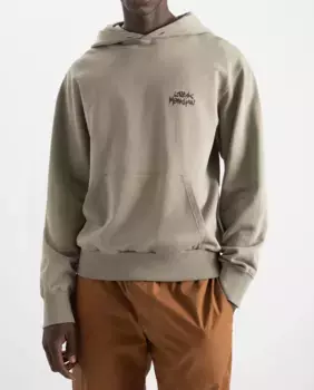 Мужская толстовка Outline Loreak Loreak Mendian, зеленый