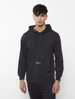 Мужская толстовка Oversize с длинным рукавом и принтом LCWAIKIKI Classic