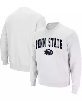 Мужская толстовка Penn State Nittany Lions Arch Logo с круглым вырезом Colosseum, белый