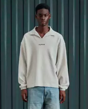 Мужская толстовка-поло YUXUS, серый