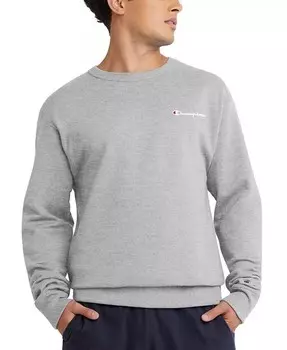 Мужская толстовка Powerblend Crewneck с логотипом Champion, серый
