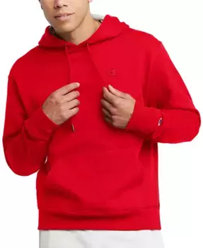 Мужская толстовка Powerblend Fleece с капюшоном Champion, красный