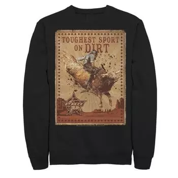 Мужская толстовка Professional Bull Riders On Dirt Licensed Character