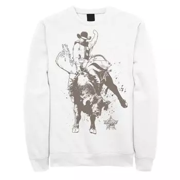 Мужская толстовка Professional Bull Riders Riding The Bull Licensed Character