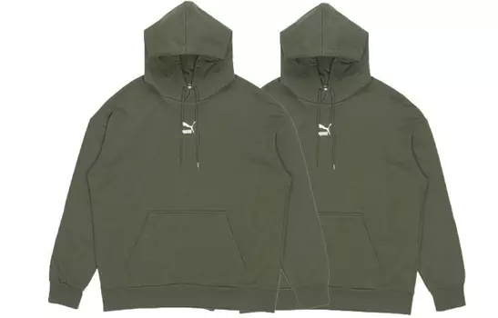 Мужская толстовка Puma, Армейский Зеленый