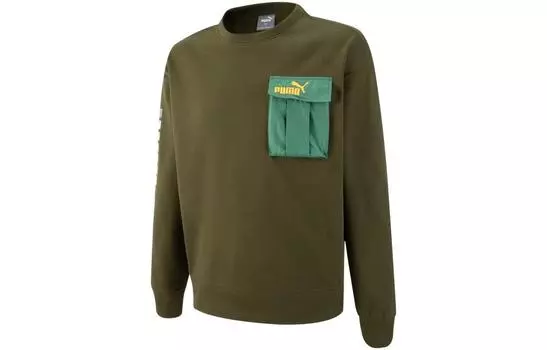 Мужская толстовка Puma, цвет Army Green