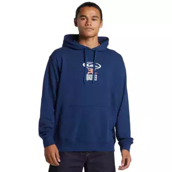 Мужская толстовка Quiksilver с графическим рисунком, синий