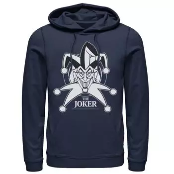 Мужская толстовка с эмблемой Джокера DC Comics, синий