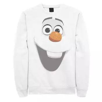 Мужская толстовка с большим лицом Disney Frozen Olaf Licensed Character
