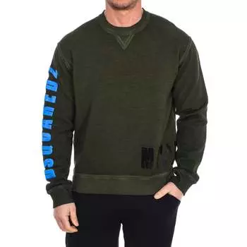 Мужская толстовка с длинным рукавом и круглым вырезом s74gu0296 s25030 Dsquared2, зеленый