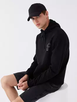 Мужская толстовка с длинным рукавом и принтом XSIDE, новый черный