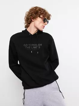 Мужская толстовка с длинным рукавом и принтом XSIDE, новый черный