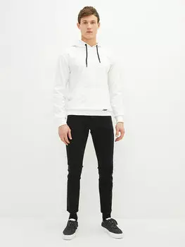 Мужская толстовка с длинным рукавом LCW Casual, экрю