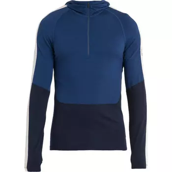 Мужская толстовка с длинным рукавом на молнии 200 Sonebula до половины Icebreaker, синий