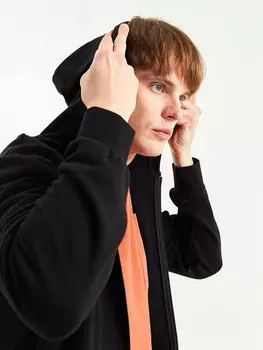 Мужская толстовка с длинным рукавом XSIDE, новый черный