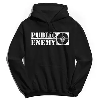 Мужская толстовка с длинными логотипами Public Enemy Licensed Character