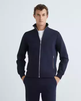 Мужская толстовка с длинными рукавами и логотипом Paul Smith, темно-синий